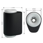 PRETTY LOVE - MASTURBATEUR POUR HOMME DJ GIRL AVEC VIBRATION 5 RÉGLAGES NEGRO – Image 9