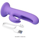 PRETTY LOVE - VIBRATEUR LAPIN KILLMOULIS 12 MODES DE VIBRATION VIOLET – Image 8