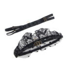 SUBBLIME - 957490 ENSEMBLE SOUTIEN-GORGE ET JARRETELLE EN DENTELLE NOIR L/XL – Image 7