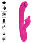 INTENSE - CHRISTINA VIBRATEUR LAPIN MULTIFONCTION 22,5 CM ROSE – Image 2