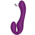 XOCOON - VIBRATEUR SANS STRAPLESS 2 EN 1 AVEC TÉLÉCOMMANDE VIOLET – Image 7