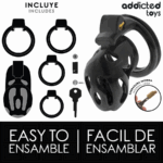ADDICTED TOYS LOCKED - À PÉNIS CRYPTÉE VERROUILLÉE ET SCELLÉE 8 CM – Image 4