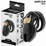 ADDICTED TOYS LOCKED - CAGE À PÉNIS OBSIDIAN HOLD TAILLE S