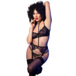 CHILIROSE - CR 4852 ENSEMBLE LINGERIE NOIR TAILLE S – Image 2