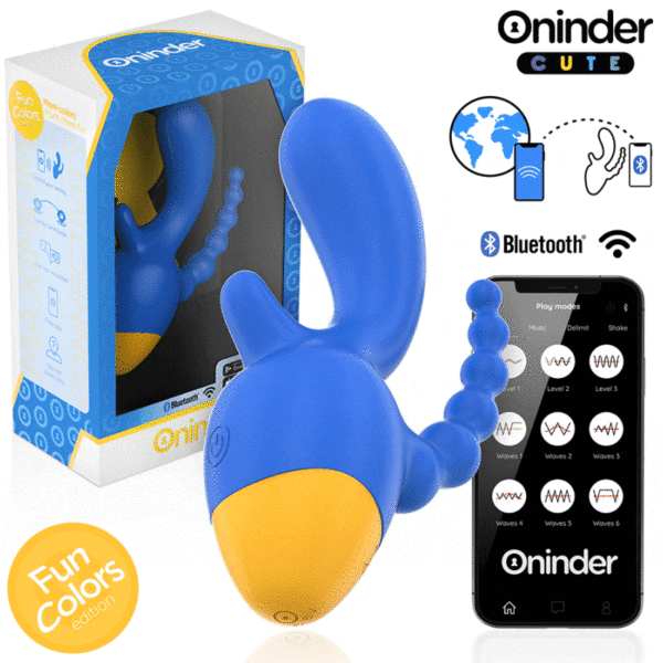 ONINDER CUTE - LOVE 3 SOME TRIPLE VIBRATEUR - APPLICATION GRATUITE DANS LE MONDE ENTIER