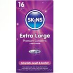SKINS - PACK DE 16 PRÉSERVATIFS EXTRA LARGES PREMIUM
