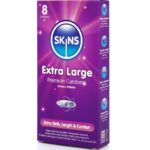 SKINS - PACK DE 8 PRÉSERVATIFS EXTRA LARGES PREMIUM – Image 2