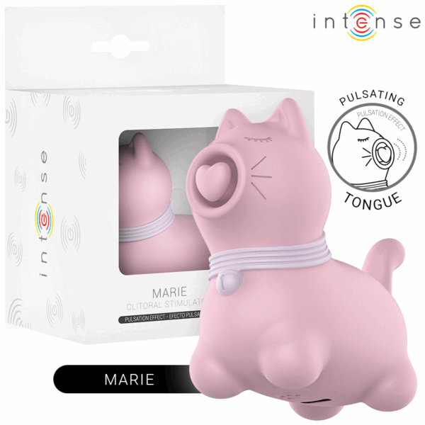 INTENSE - STIMULATEUR DE LANGUE EFFET PULSATION MARIE PINK