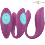 INTENSE - ANNIE VIBRATEUR ET STIMULATEUR EN U VIOLET TÉLÉCOMMANDE – Image 3