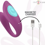 INTENSE - ANNIE VIBRATEUR ET STIMULATEUR EN U VIOLET TÉLÉCOMMANDE – Image 7