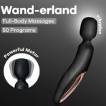 SATISFYER - MASSEUR VIBRANT WAND ERLAND NOIR – Image 6