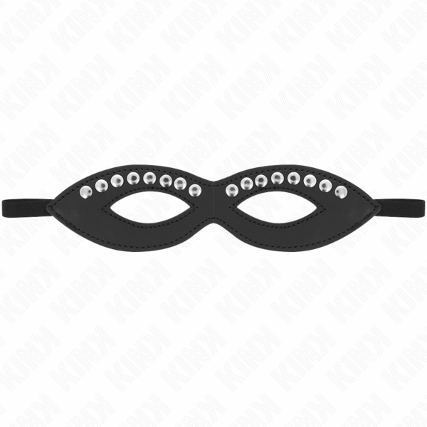KINK - MASQUE POUR LES YEUX AVEC MINI RIVETS MODÈLE 1 20,5 x 5,5 CM