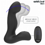 ADDICTED TOYS - MASSEUR DE PROSTATE OSCILLANT AVEC MODE PULSATION ET TÉLÉCOMMANDE – Image 3