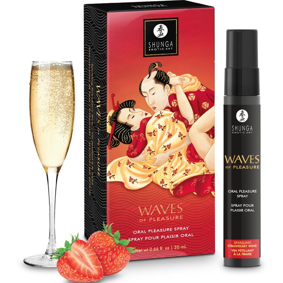 img_217205_d1ee5f8a4288ae78d703130affdf9e68_1 SHUNGA - WAVES PLEASURE SPRAY ORAL SEDUCTIVE FRAISE 20 ML – Image 1